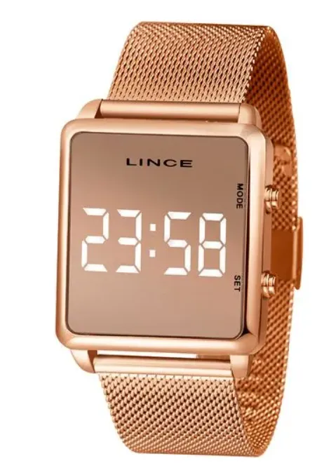 Relógio LINCE feminino digital rosê MDR4619L BXRX Imagem