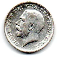 Reino Unido - 1924 - 6 Pence - Prata .925 - 2,82 g - 19,5mm - Foto 2