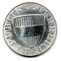 Áustria - 1970 - 10 Schilling - Prata .640 - Aprox 7,5g - 27mm - Foto 2