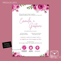 Convite digital interativo