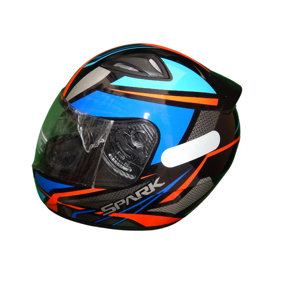 Capacete Ebf Spark Spider Azul Imagem