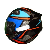 Capacete Ebf Spark Spider Azul - Foto 3