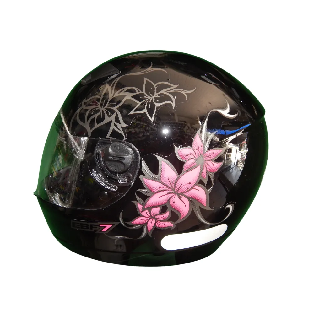 Capacete Ebf 7 Femme Preto Rosa