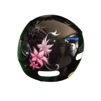 Capacete Ebf 7 Femme Preto Rosa - Foto 3