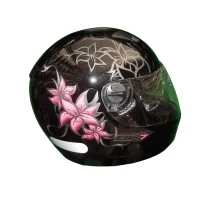 Capacete Ebf 7 Femme Preto Rosa - Foto 4