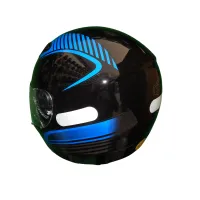 Capacete Ebf 7 Power Preto Azul - Foto 2