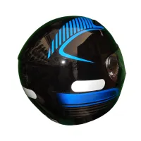 Capacete Ebf 7 Power Preto Azul - Foto 3