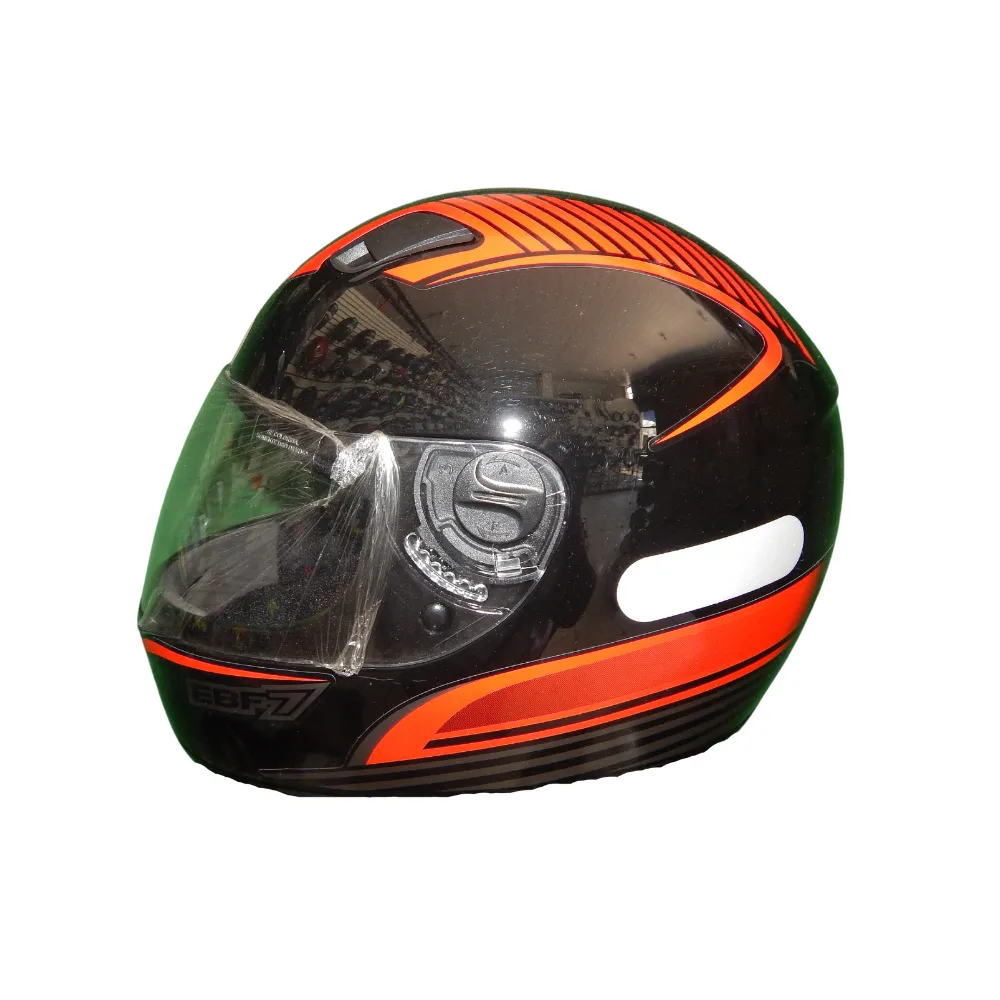 Capacete Ebf 7 Power Preto Vermelho Imagem