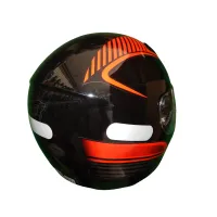 Capacete Ebf 7 Power Preto Vermelho - Foto 3
