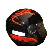 Capacete Ebf 7 Power Preto Vermelho - Foto 4
