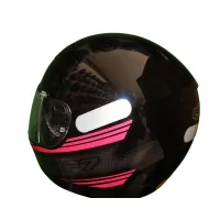 Capacete Ebf  7 Carbon Preto Rosa - Foto 2