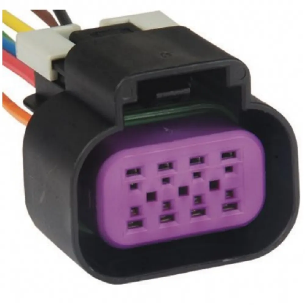 Conector Chicote 8 Vias Corpo Borboleta GM Captiva/ Prisma/ Meriva/ Corsa 