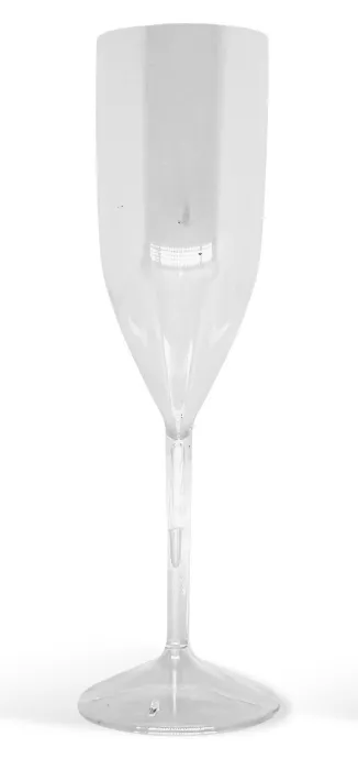 Taça p/ espumante de acrílico 180ml