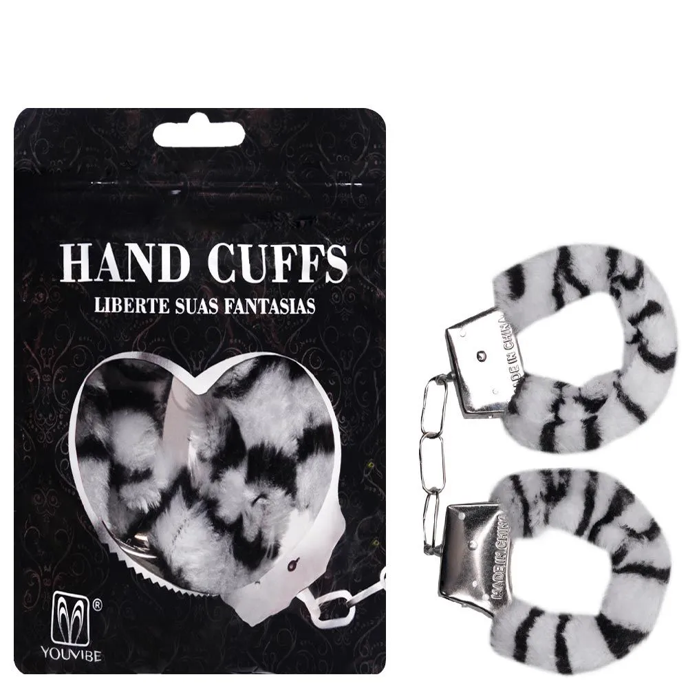 ALGEMA SIMPLES EM METAL COM PELÚCIA - CORES.                                                                                                                                    LIBYSEXSHOP Imagem