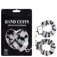 ALGEMA SIMPLES EM METAL COM PELÚCIA - CORES.                                                                                                                                    LIBYSEXSHOP