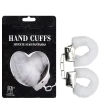 ALGEMA SIMPLES EM METAL COM PELÚCIA - CORES.                                                                                                                                    LIBYSEXSHOP - Foto 5