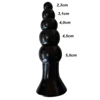 Plug Anal Esferas Dilatador 19cm x 5cm - PLUG01 - Foto 2