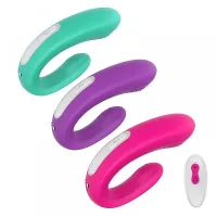VIBRADOR DE CASAL ENJOY - VERDE (SEM CONTROLE)