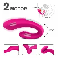 VIBRADOR DE CASAL ENJOY - VERDE (SEM CONTROLE) - Foto 3