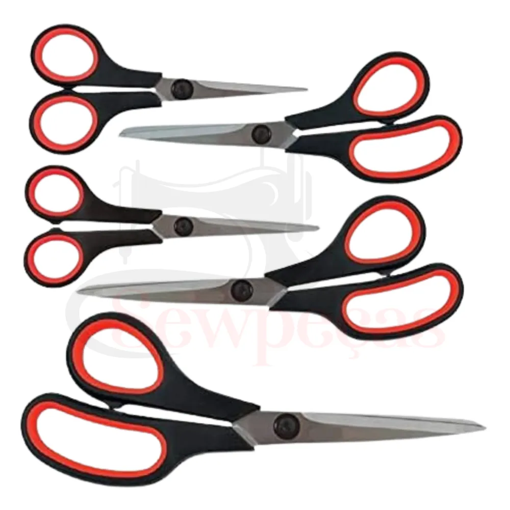 Kit 5 Tesouras Multiuso de Precisão Imagem