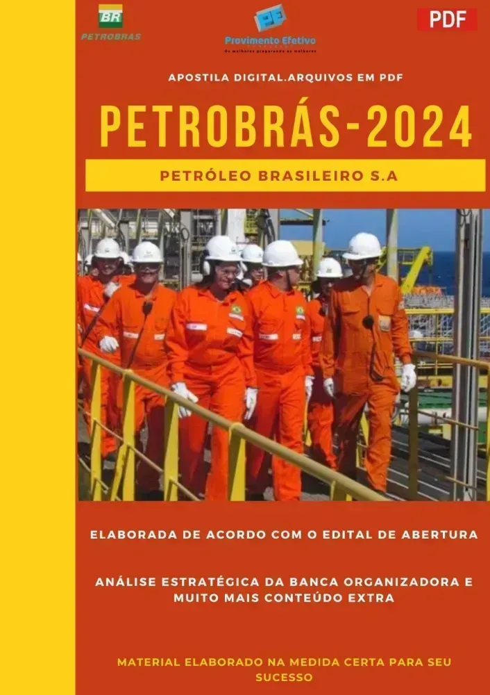 Apostila Petrobrás 2024 MECÂNICA Projetos Construção e Montagem Nível Técnico Imagem