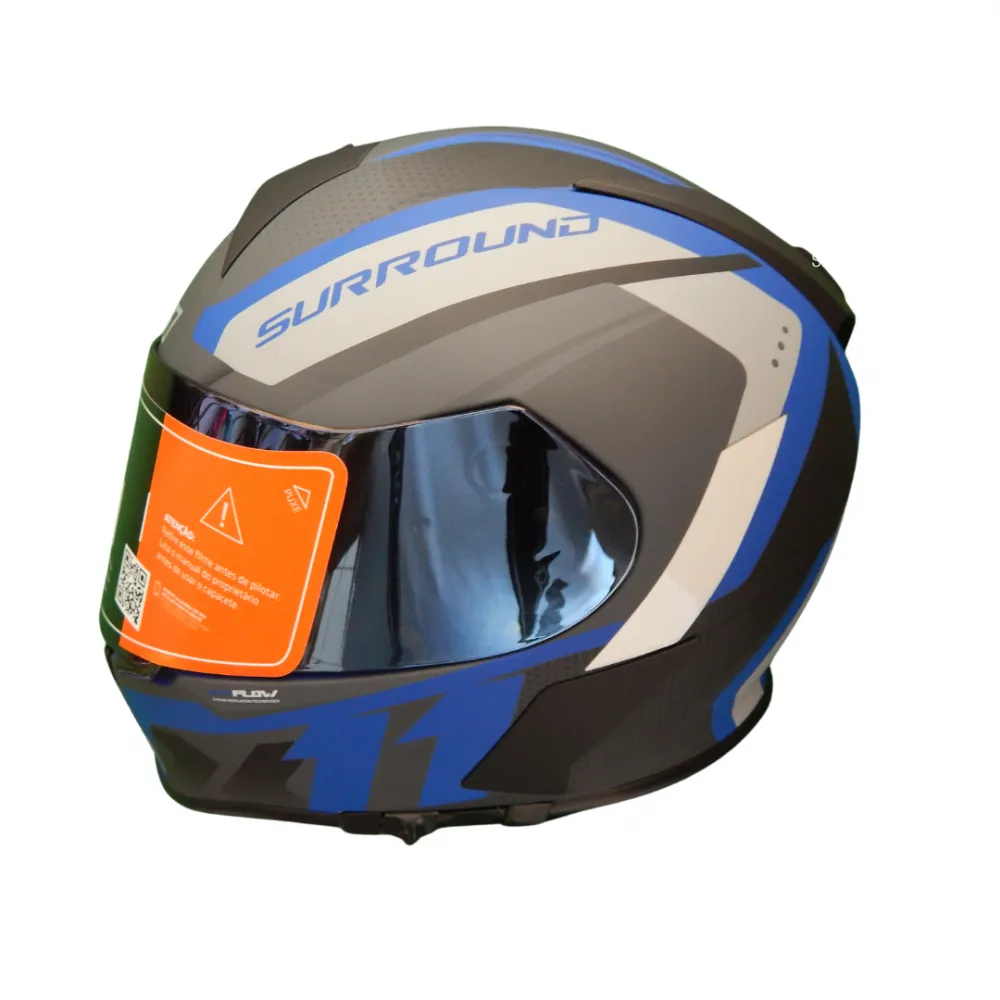 Capacete X 11 Revo Pro Surround Azul Imagem
