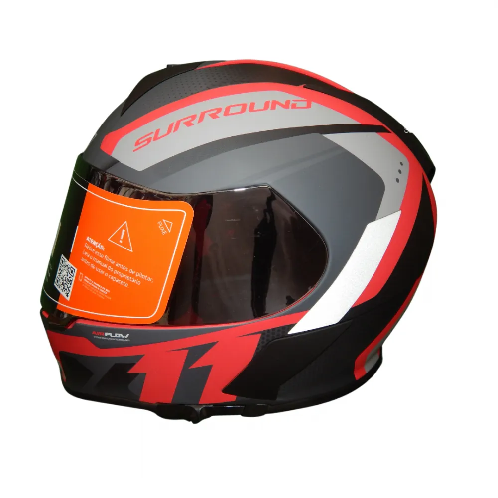 Capacete X 11 Revo Pro Surround Vermelho