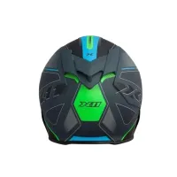 Capacete X 11 Revo Pro Flagger Verde - Foto 3