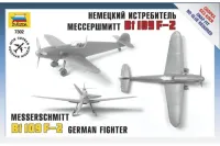 Avião Messerschmitt BF-109 F2 Kit Zvezda 1/72 plastimodelismo - Foto 2