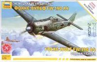 Avião Focke Wulf FW-190 A4 Kit Zvezda 1/72 plastimodelismo
