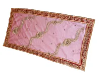 ESGOTADO! Toalha de Mesa Organza. Bordado Modelo 1