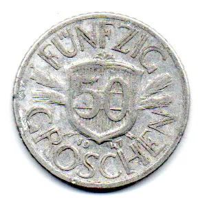 Áustria - 1947 - 50 Groschen