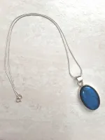 Pingente & Cordão  Labradorita 2 Tamanhos - Foto 4