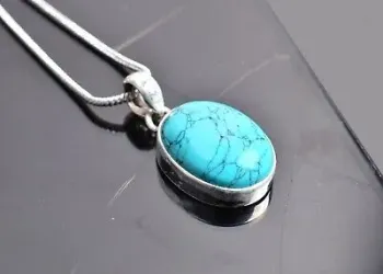 Pingente & Cordão  Mexican Turquoise 3 Tamanhos - Foto 2