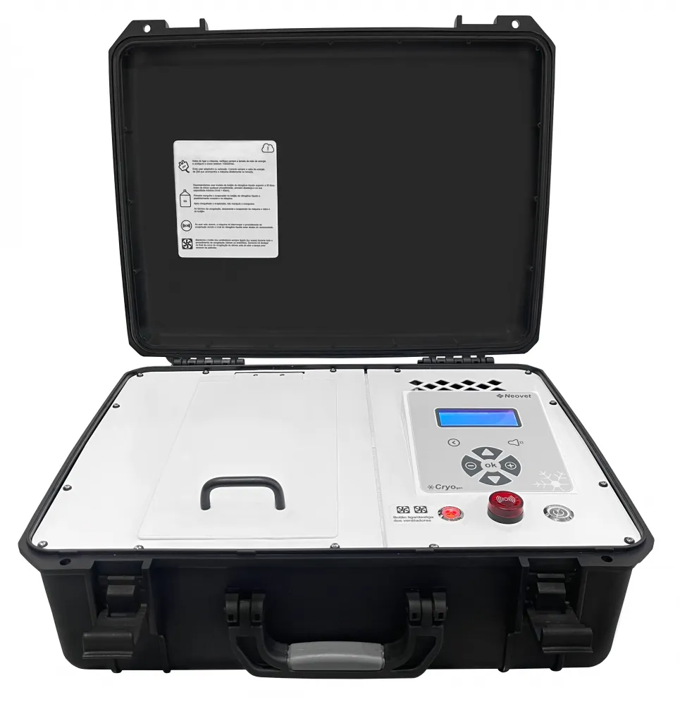 Máquina Automática Portátil de Congelação de Sêmen e/ou Embrião