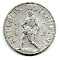 Áustria - 1947 - 1 Schilling - Foto 2