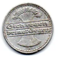 Alemanha - República de Weimar - 1920 - 50 Pfennig - Foto 2