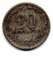 Argentina - 1906 - 20 Centavos - Foto 2