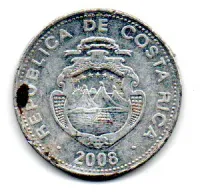 Costa Rica - 2008 - 5 Colones