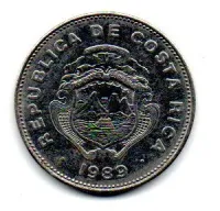 Costa Rica - 1989 - 1 Colon