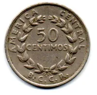 Costa Rica - 1970 - 50 Centimos - Foto 2