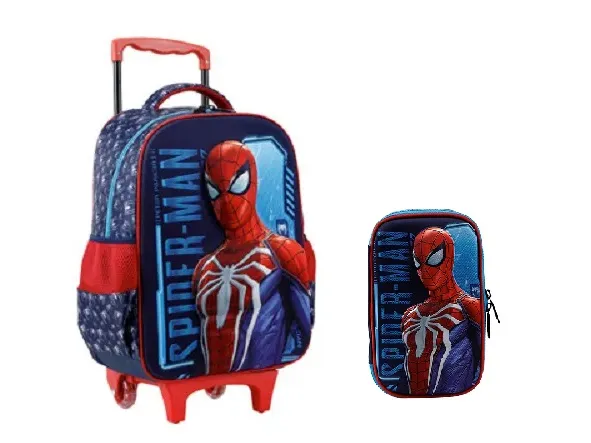 Kit Mochila e Estojo Box SpiderMan SE Original