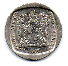 África do Sul - 1993 - 1 Rand Imagem