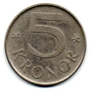 Suécia - 1984 - 5 Kronor - Foto 2