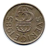 Suécia - 1985 - 5 Kronor