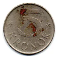 Suécia - 1985 - 5 Kronor - Foto 2