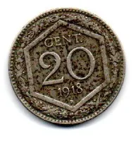 Itália - 1918 - 20 Centesimi