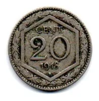 Itália - 1918 - 20 Centesimi