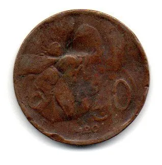 Itália - 1920 - 10 Centesimi - UTG