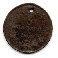 Itália - 1862 - 10 Centesimi - UTG